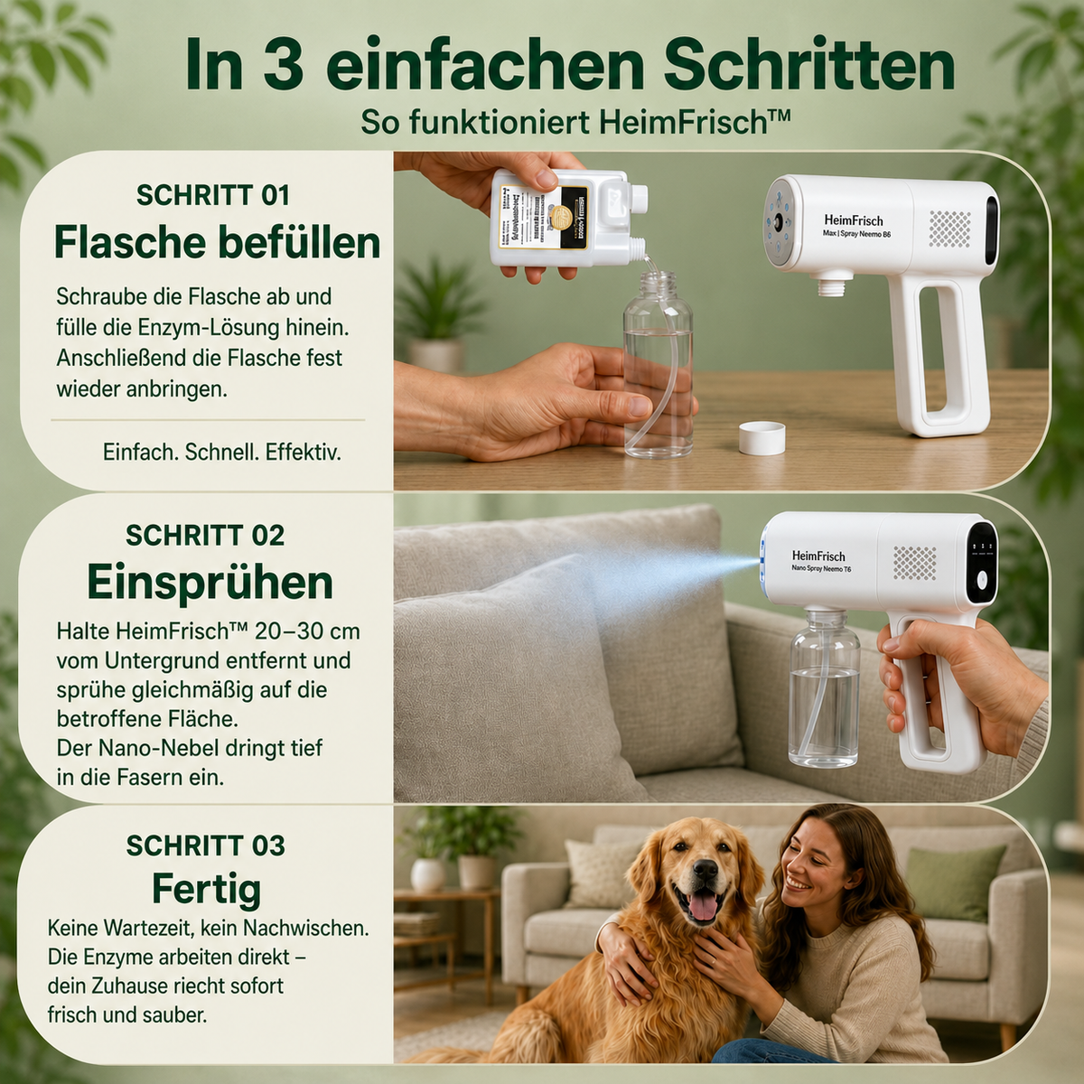 HeimFrisch™ Nano-Enzym-Deodorant